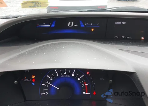 2012 Honda Civic Ex-L z USA, uszkodzony, nr VIN 19XFB2F99CE362135